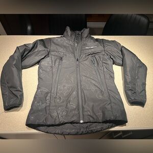 Helly Hansen Black Jacket with Subtle Pattern